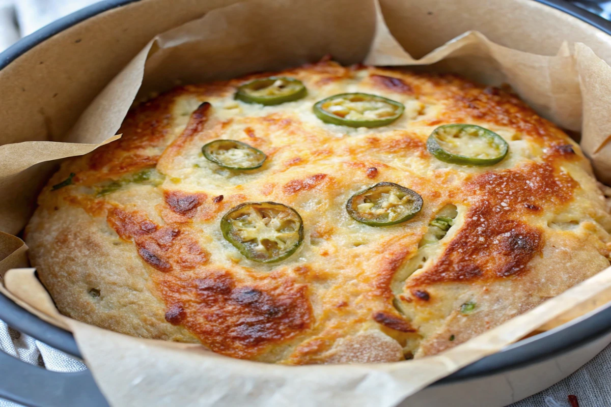 Vegan Jalapeno Cheese Artisan Bread Recipe