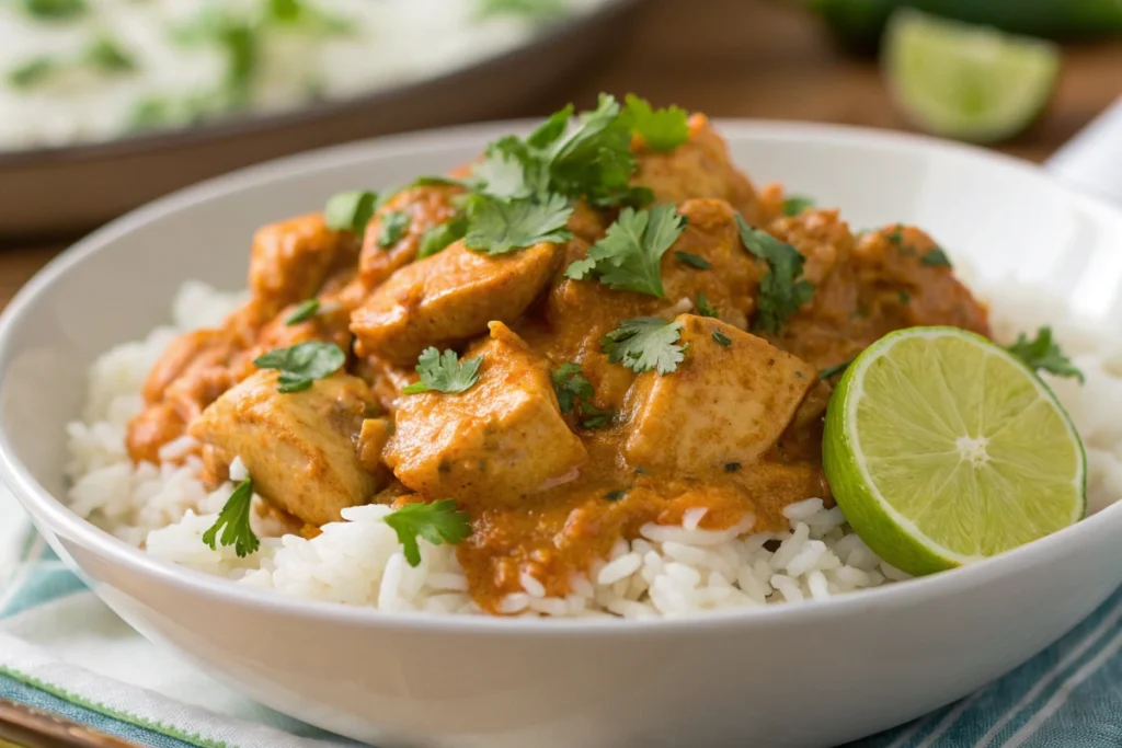 Churu Chicken Amarillo Recipe en Lima with rice