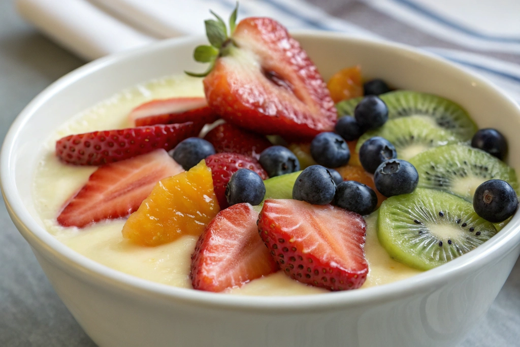 Nata Fruit Pudding