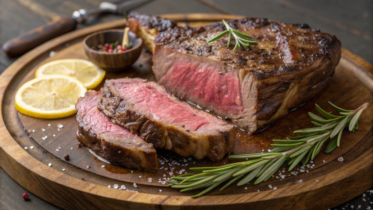 A cowboy steak is a large, bone-in ribeye that typically weighs around 2 to 2.5 pounds. Generally, it can serve two to three people, depending on appetite and portion size. Moreover, when paired with hearty side dishes, it can easily satisfy a small group. Therefore, it’s a great choice for sharing at gatherings or special occasions.