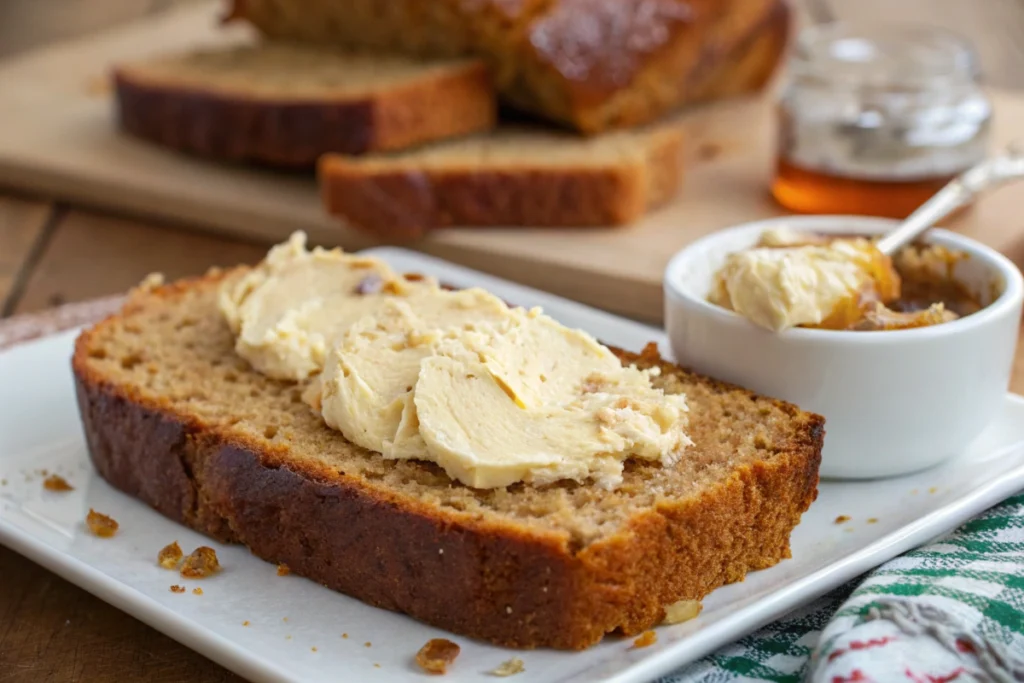 Oat Molasses Bread  with Whipped honey butter 